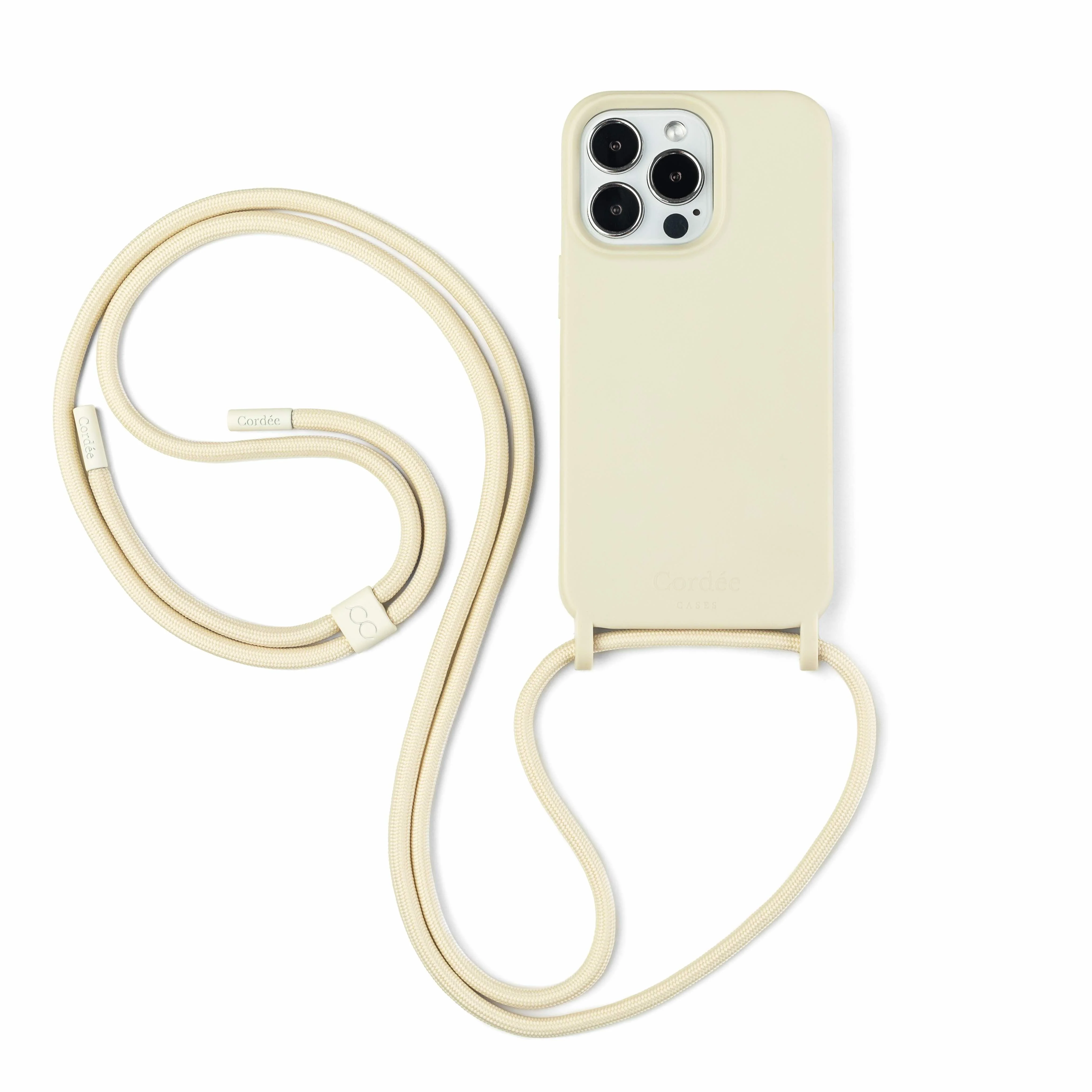 Cairo Phone Strap Set Ivory