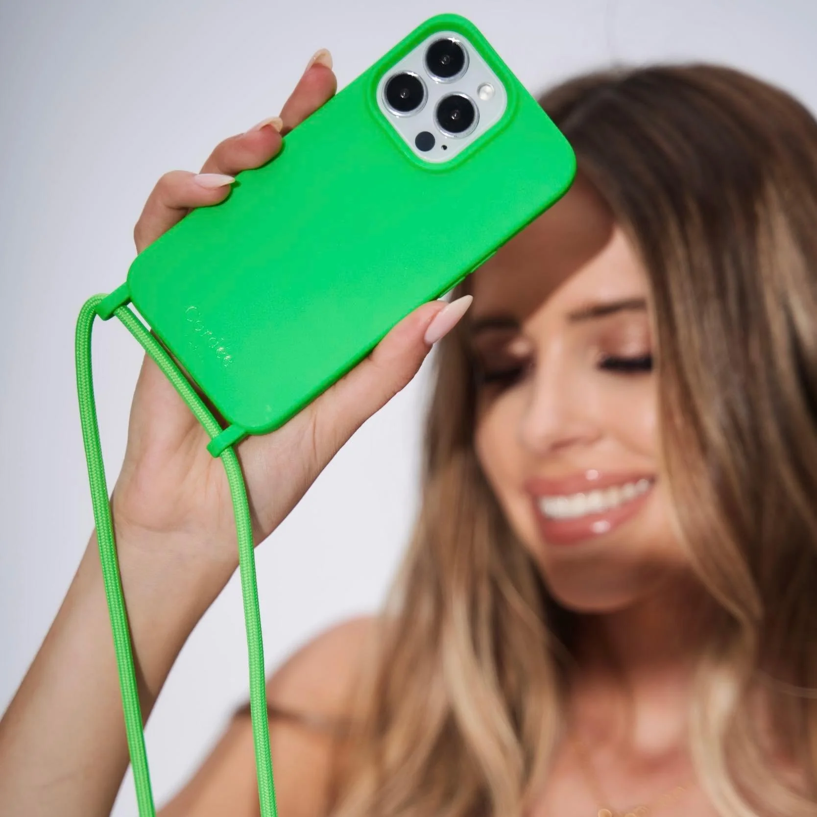 Cairo Phone Strap Set Neon Green - Image 6