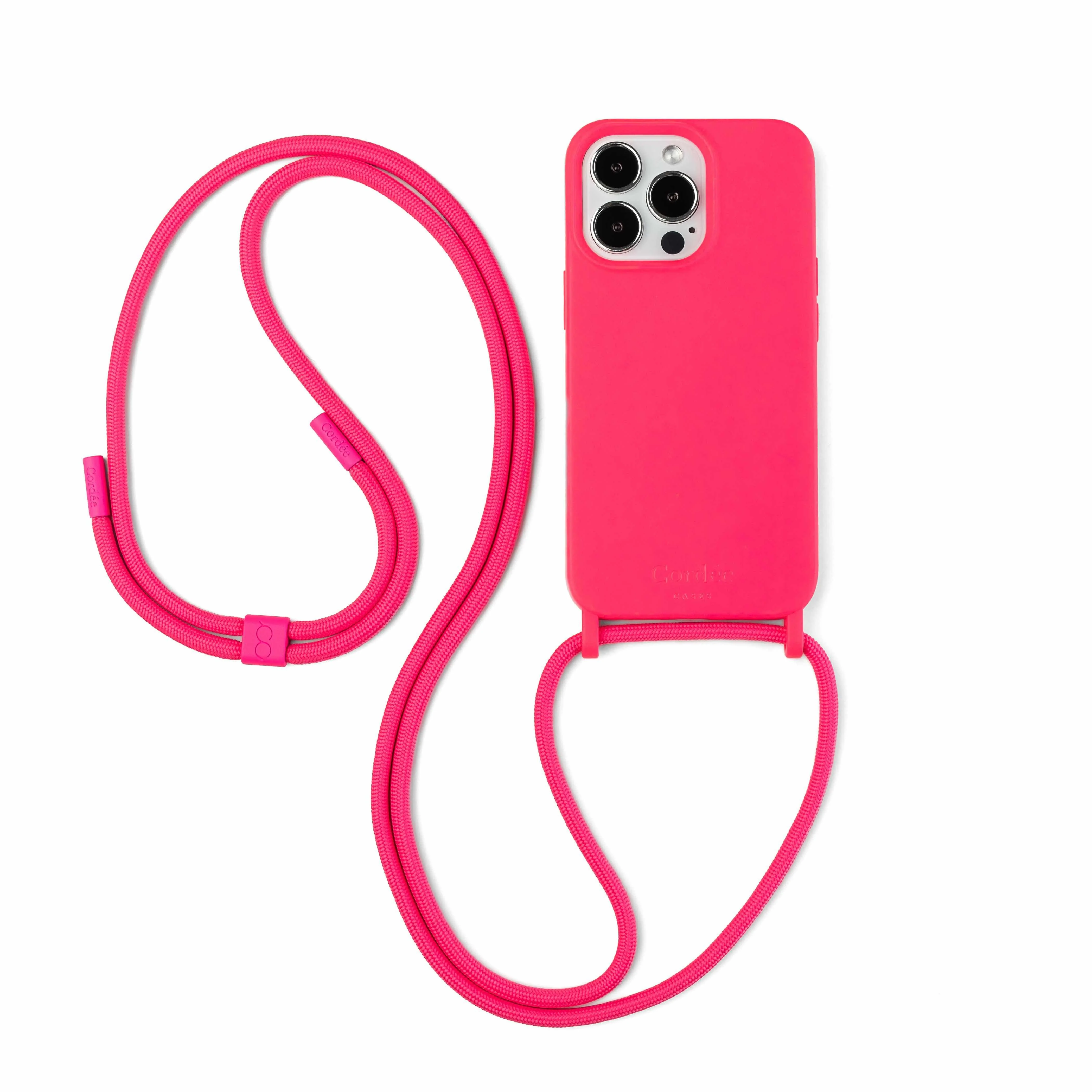 Cairo Phone Strap Set Neon Pink