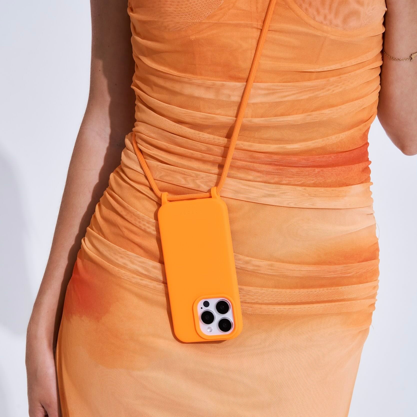Cairo Phone Strap Set Orange - Image 4