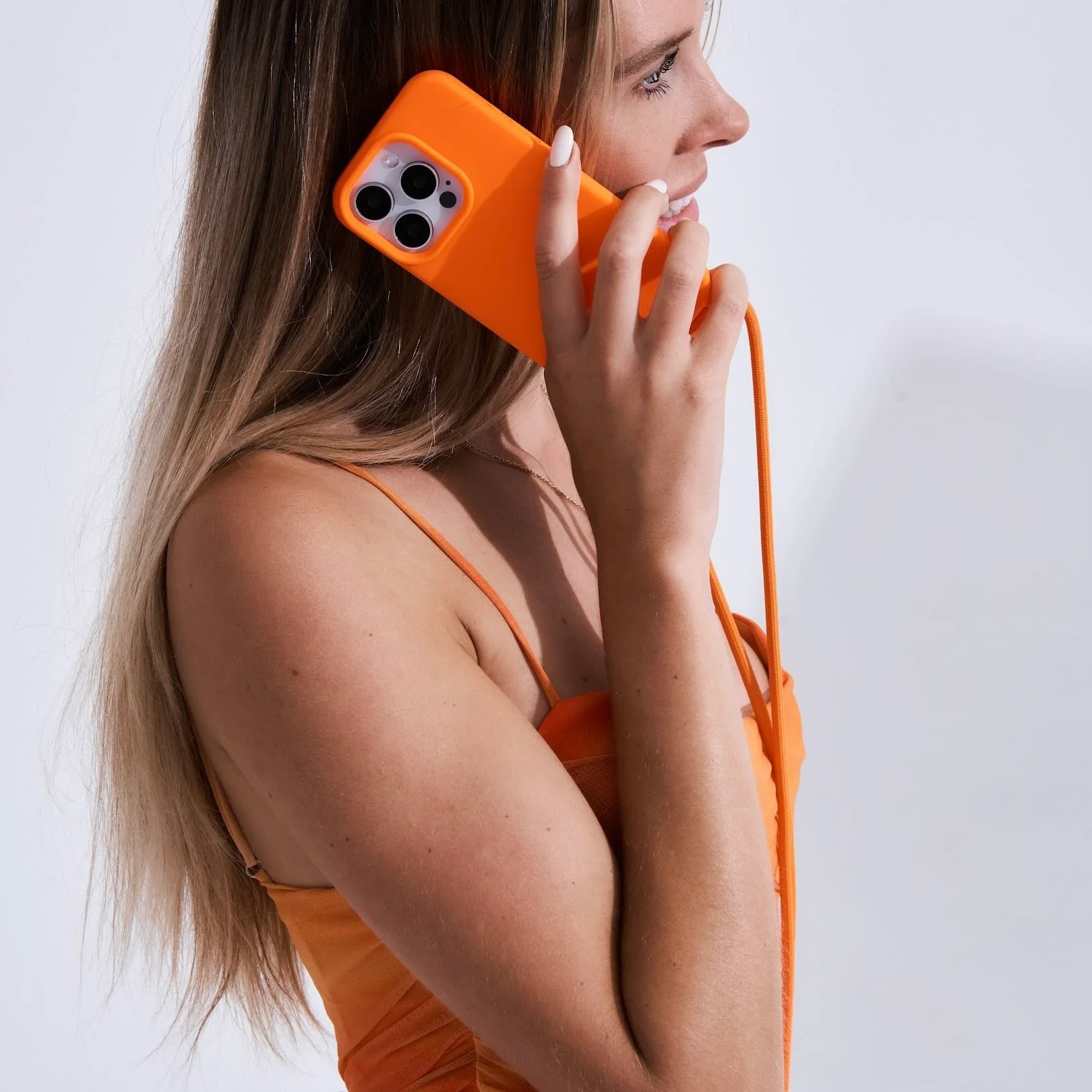 Cairo Phone Strap Set Orange - Image 9
