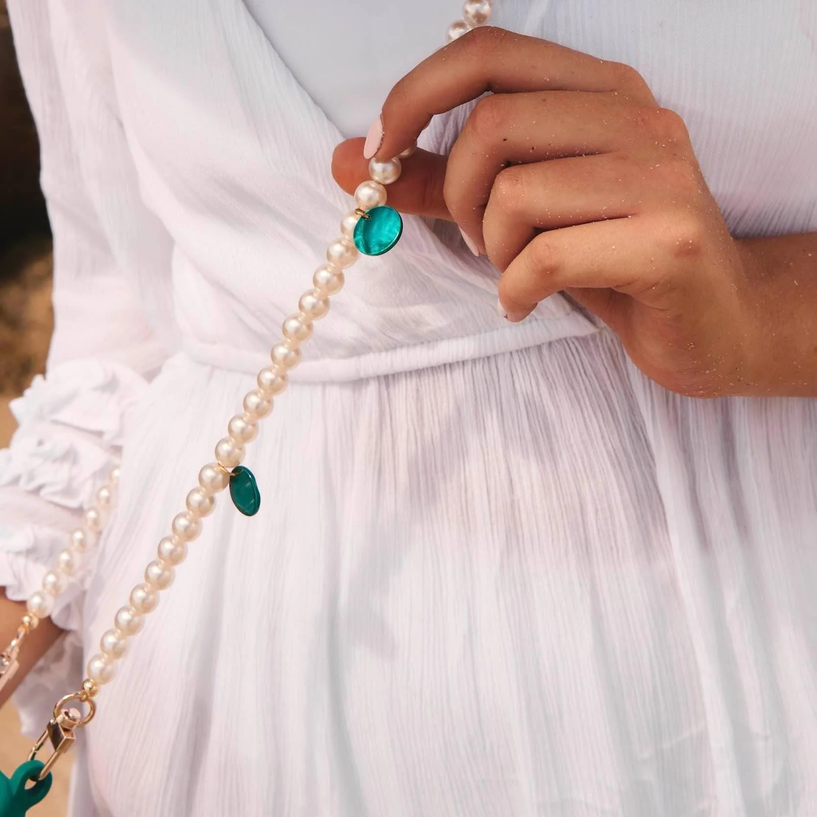 Pearl of the Sea Phone Chain - Image 3